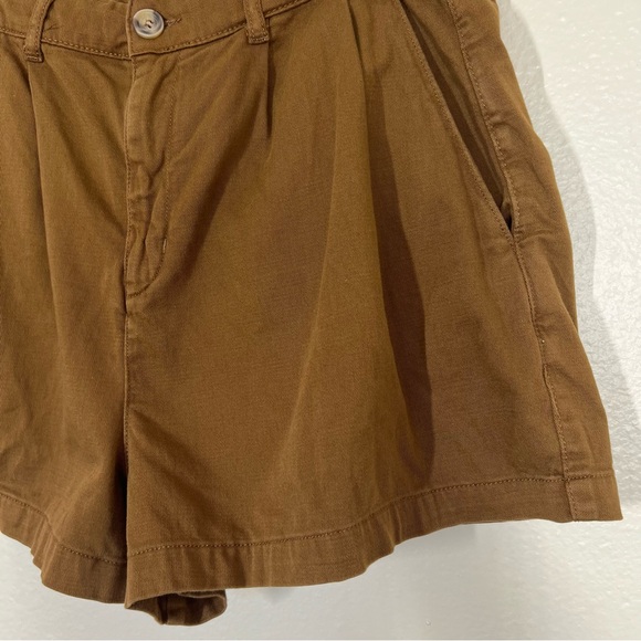 Free People Brown Tan Billie Chino Shorts - Picture 10 of 14